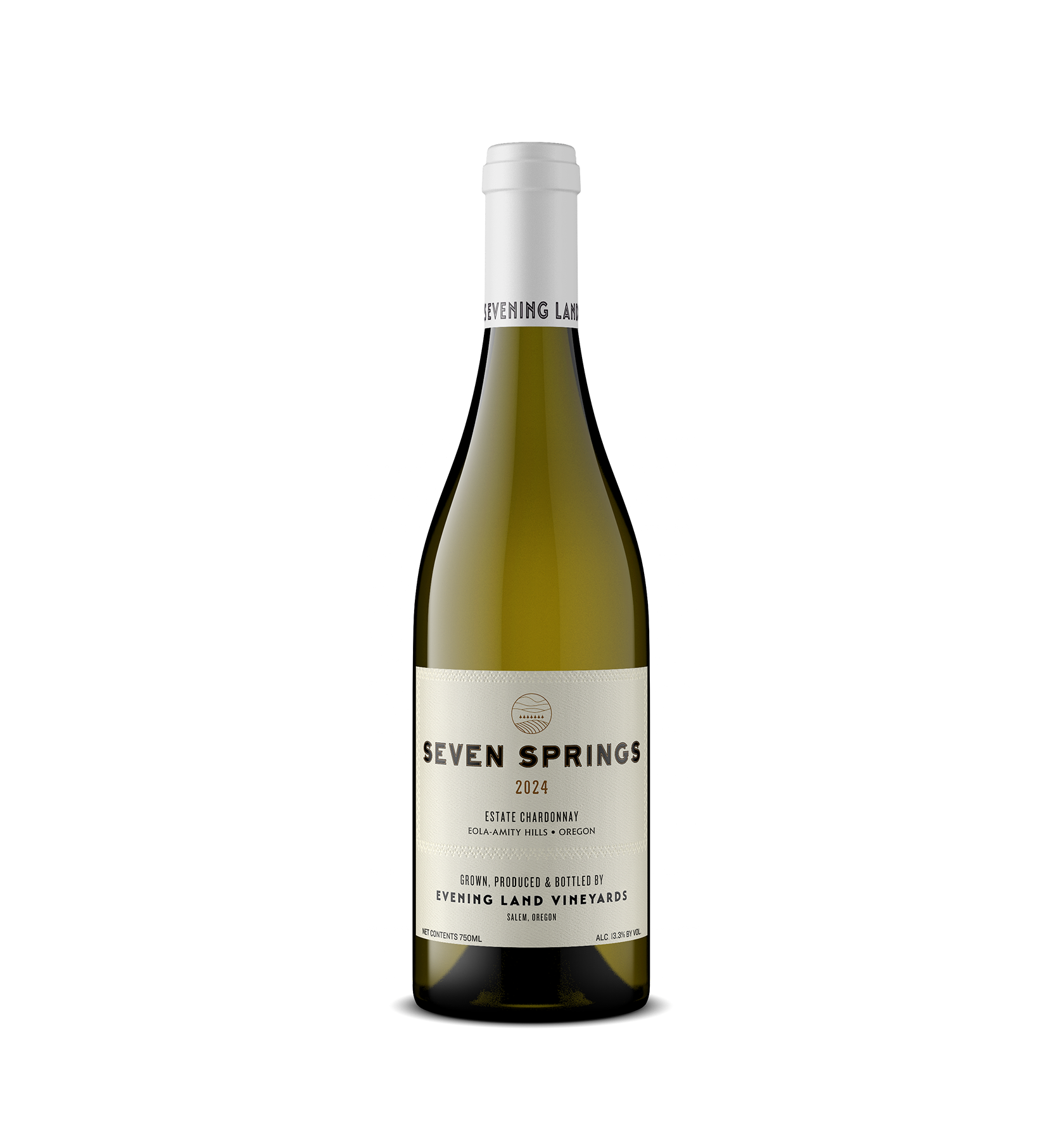 2024 Seven Springs Chardonnay – Evening Land Vineyards